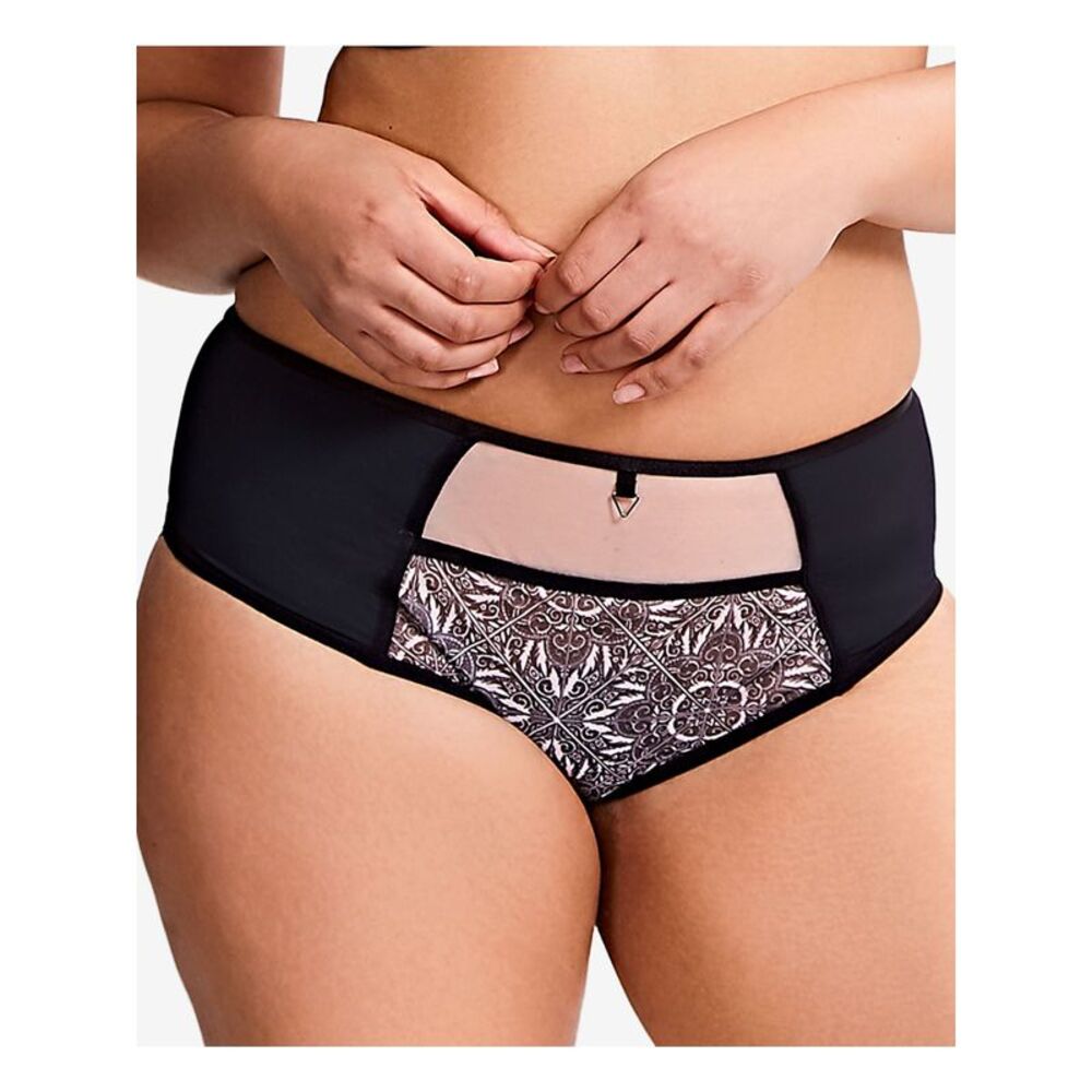 SCULPTRESSE Intimates Black Underwear Briefs Plus 5XL